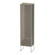 Duravit Armoire haute XSquare 50x35,6x201,6 cm, st, à droite, façade brillant-3