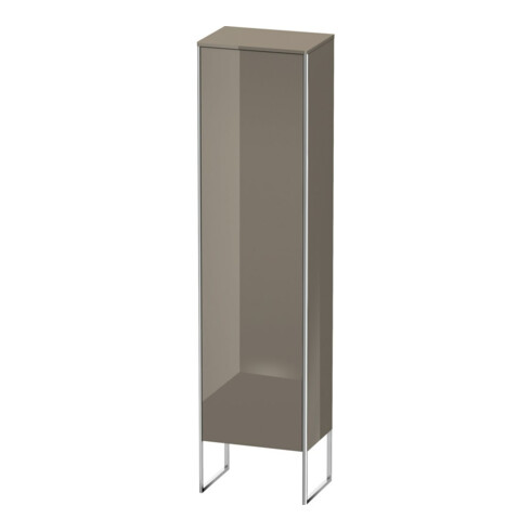 Duravit Armoire haute XSquare 50x35,6x201,6 cm, st, porte gauche, brillant gris
