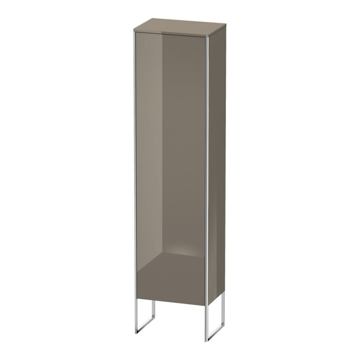 Duravit Armoire haute XSquare 50x35,6x201,6 cm, st, porte gauche, brillant gris