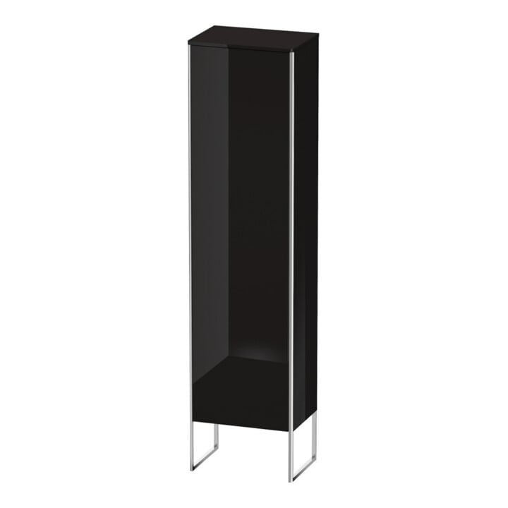Duravit Armoire haute XSquare 50x35,6x201,6cm, deb., p. dr, noir brillant