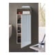 Duravit Armoire haute Zencha 40x24x96,1 cm, 1 porte, à gauche, verre taupe mat