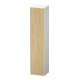 Duravit Armoire haute Zencha 40x36x176 cm, 1 porte, à droite, chêne naturel/blanc mat-1