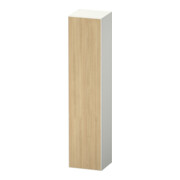 Duravit Armoire haute Zencha 40x36x176 cm, 1 porte, à droite, chêne naturel/blanc mat
