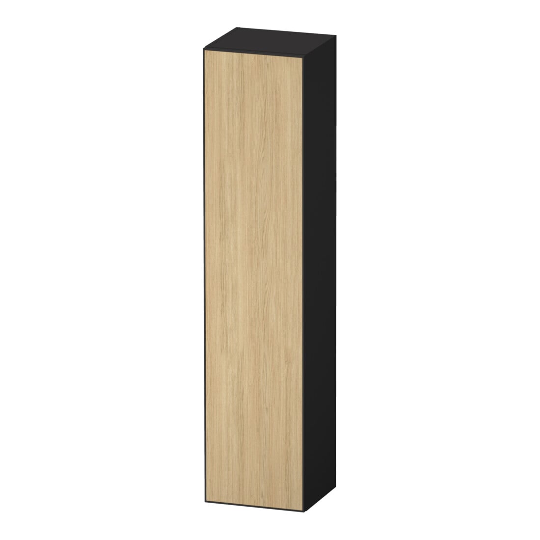 Duravit Armoire haute Zencha 40x36x176 cm, 1 porte, à droite, chêne naturel/gris mat