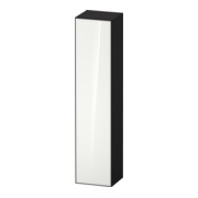 Duravit Armoire haute Zencha 40x36x176 cm, 1 porte, à droite, verre blanc mat avec poignée