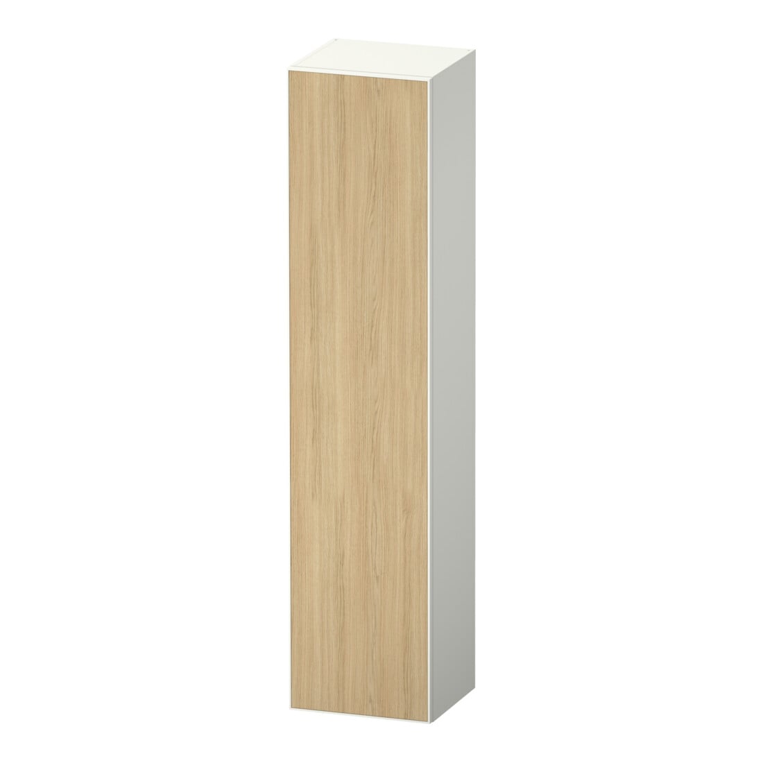 Duravit Armoire haute Zencha 40x36x176 cm, 1 porte, à gauche, chêne naturel/blanc mat