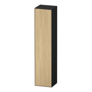 Duravit Armoire haute Zencha 40x36x176 cm, 1 porte, à gauche, chêne naturel/gris mat