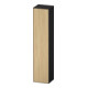 Duravit Armoire haute Zencha 40x36x176 cm, 1 porte, à gauche, chêne naturel/gris mat-1