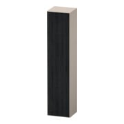 Duravit Armoire haute Zencha 40x36x176 cm, 1 porte, à gauche, E noir/tau mat