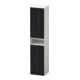 Duravit Armoire haute Zencha 40x36x176 cm, 2 portes, à droite, blanc/bois mat-1