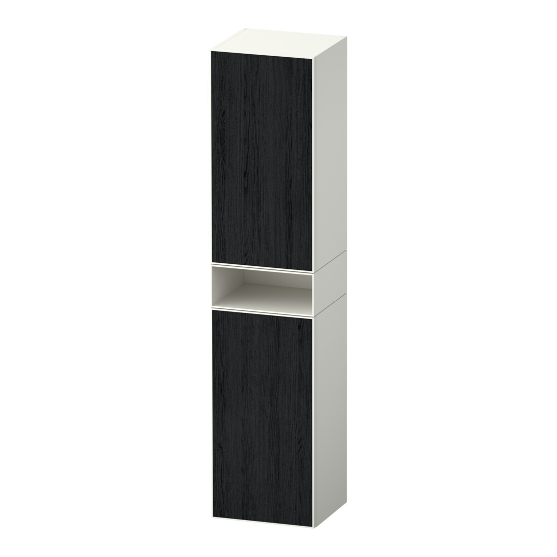 Duravit Armoire haute Zencha 40x36x176 cm, 2 portes, à droite, blanc/bois mat