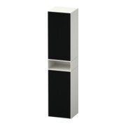 Duravit Armoire haute Zencha 40x36x176 cm, 2 portes, à droite, verre blanc mat