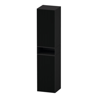 Duravit Armoire haute Zencha 40x36x176 cm, 2 portes, à droite, verre lin/mat