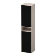 Duravit Armoire haute Zencha 40x36x176 cm, 2 portes, à droite, verre Lini/t mat