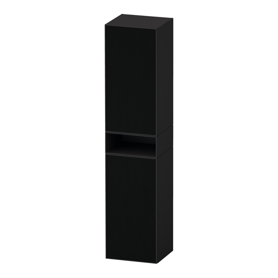Duravit Armoire haute Zencha 40x36x176 cm, 2 portes, à gauche, verre lin/mat