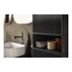 Duravit Armoire haute Zencha 40x36x176 cm, 2 portes, à gauche, verre lin/mat-2