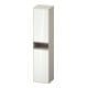 Duravit Armoire haute Zencha 40x36x176 cm, 2 portes, gauche, verre blanc/taupe mat-1