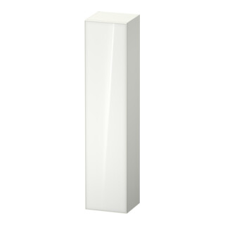 Duravit Armoire haute Zencha 40x36x176cm, 1 porte, à gauche, verre blanc/blanc mat