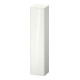 Duravit Armoire haute Zencha 40x36x176cm, 1 porte, à gauche, verre blanc/blanc mat-1