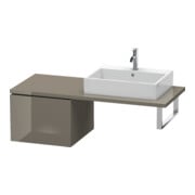Duravit Armoire L-Cube 52x54,7 cm, blanc brillant, porte à gauche, 1 tiroir