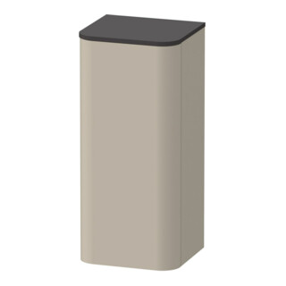 Duravit Armoire mi-haute Happy D.2 Plus 40x36x88 cm, 1 porte, porte à gauche, Tau satinée