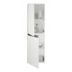 Duravit Armoire mi-haute Ketho.2 40x24x132 cm, 2 portes, raccord à droite, blanc mat-1