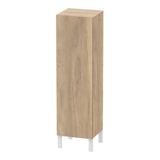Duravit Armoire mi-haute L-Cube 40x36,3x132 cm, porte gauche, chêne marbré