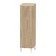 Duravit Armoire mi-haute L-Cube 40x36,3x132 cm, porte gauche, chêne marbré-1