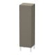 Duravit Armoire mi-haute L-Cube 40x36,3x132 cm, porte gauche, placage gris mat-1