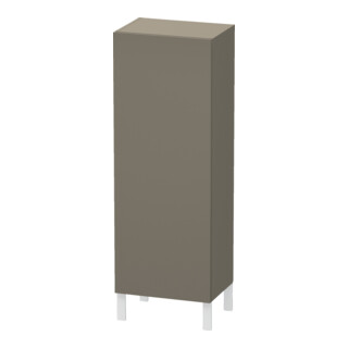 Duravit Armoire mi-haute L-Cube 50x36,3x132 cm, porte gauche, placage gris mat