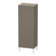 Duravit Armoire mi-haute L-Cube 50x36,3x132 cm, porte gauche, placage gris mat-1