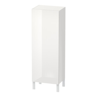 Duravit Armoire mi-haute L-Cube 50x36,3x132cm, porte gauche, blanc brillant