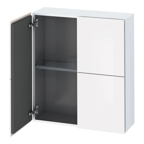 Duravit Armoire mi-haute L-Cube 70x24,3x80 cm, 2 portes, chêne naturel