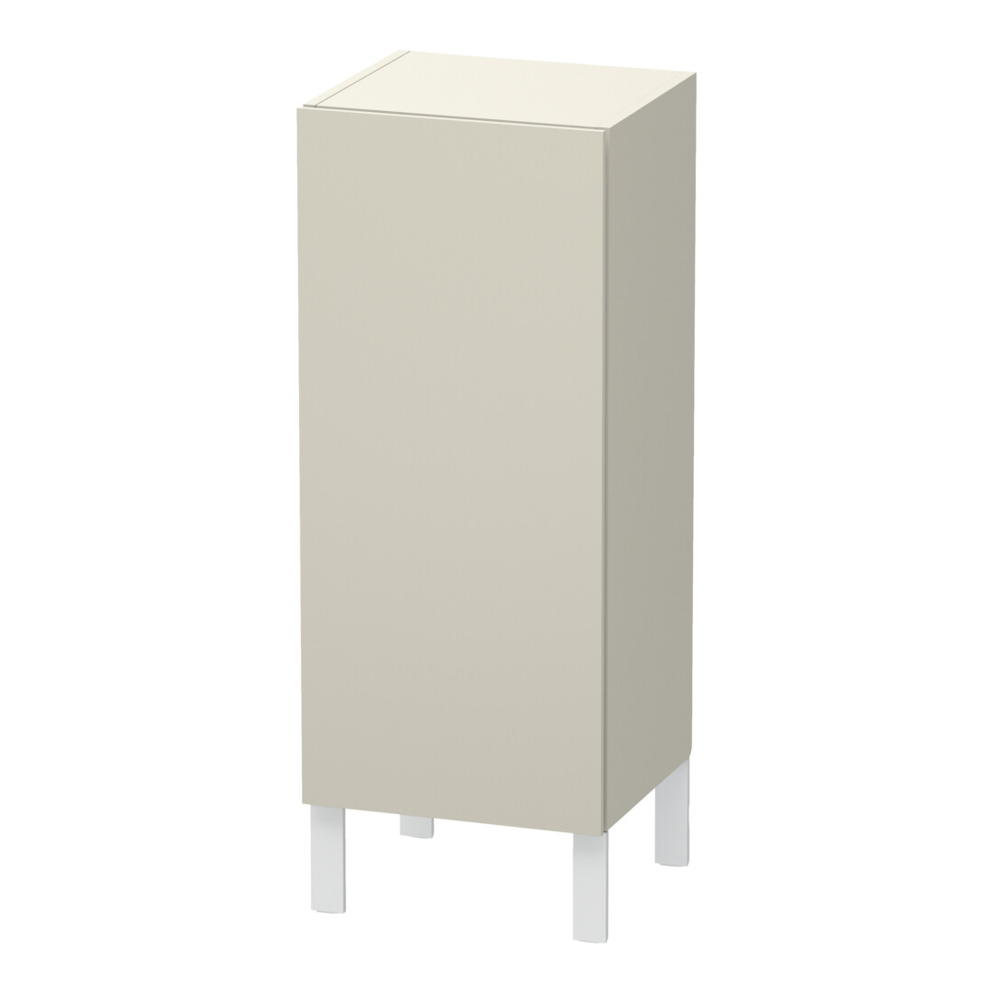 Duravit Armoire mi-haute L-Cube individual, porte droite, taupe supermat