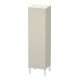 Duravit Armoire mi-haute L-Cube individuelle, porte à gauche, taupe mat-1