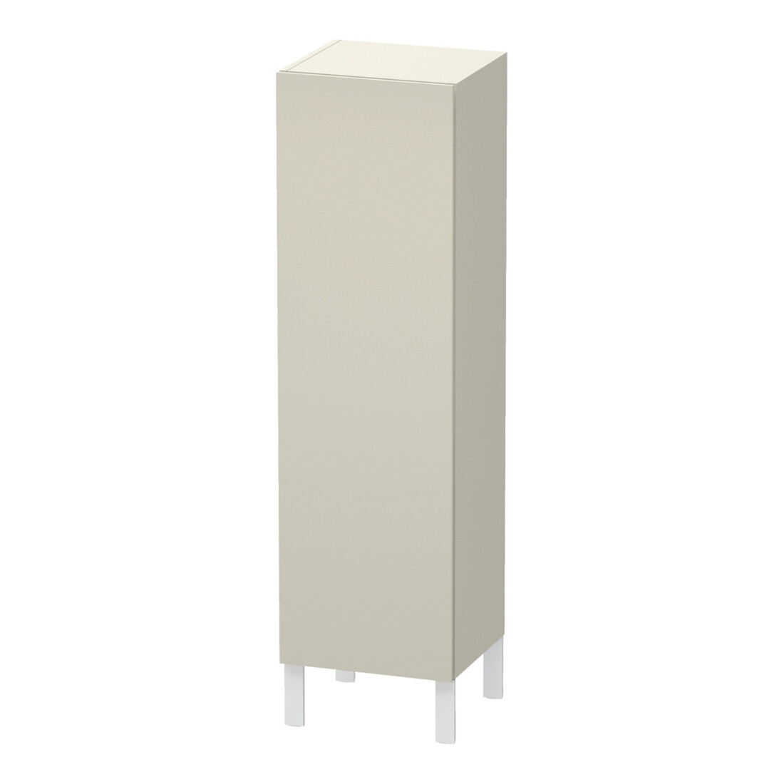 Duravit Armoire mi-haute L-Cube individuelle, porte à gauche, taupe mat