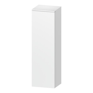 Duravit Armoire mi-haute Qatego 40x36x132 cm, 1 porte, raccord droite, blanc mat