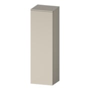 Duravit Armoire mi-haute Qatego 40x36x132 cm, 1 porte, raccord droite, taupe mat