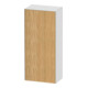 Duravit Armoire mi-haute White Tulip 40x24x88 cm, 1 porte, à droite, blanc brillant-1