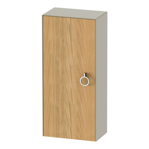 Duravit Armoire mi-haute White Tulip 40x24x88 cm, 1 porte avec poignée, à gauche, finition mate