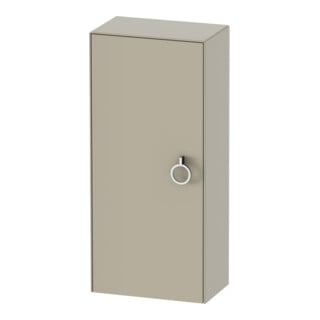 Duravit Armoire mi-haute White Tulip 40x24x88 cm, 1 porte avec poignée, à gauche, taupe mat