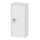 Duravit Armoire mi-haute White Tulip 40x24x88 cm, 1 porte avec poignée, raccords à droite, blanc brillant-1