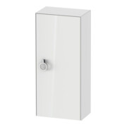 Duravit Armoire mi-haute White Tulip 40x24x88 cm, 1 porte avec poignée, raccords à droite, blanc brillant