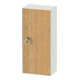 Duravit Armoire mi-haute White Tulip 40x24x88 cm, 1 porte, gauche, blanc mat-1