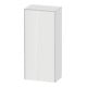 Duravit Armoire mi-haute White Tulip 40x24x88 cm, 1 porte, raccord à droite, blanc brillant-1