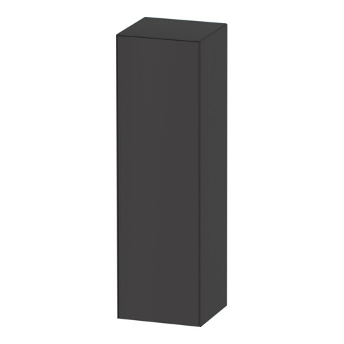 Duravit Armoire mi-haute White Tulip 40x36x132 cm, 1 porte, à droite, graphite mat s-matt