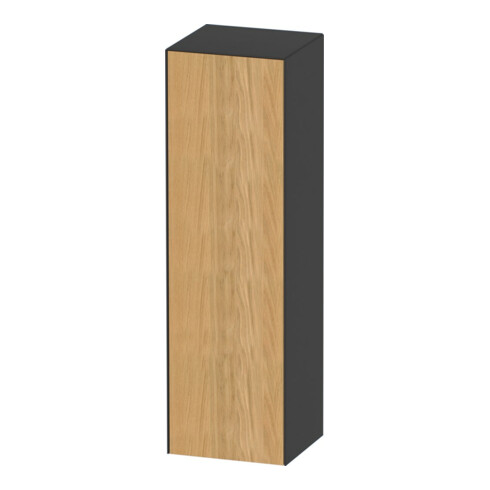 Duravit Armoire mi-haute White Tulip 40x36x132 cm, 1 porte, à droite, gris mat E N