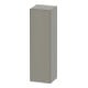 Duravit Armoire mi-haute White Tulip 40x36x132 cm, 1 porte, à droite, gris pierre mat-1