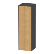 Duravit Armoire mi-haute White Tulip 40x36x132 cm, 1 porte, À gauche, blanc/gris brillant