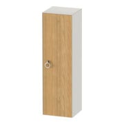 Duravit Armoire mi-haute White Tulip 40x36x132 cm, 1 porte avec poignée, à droite, finition naturelle